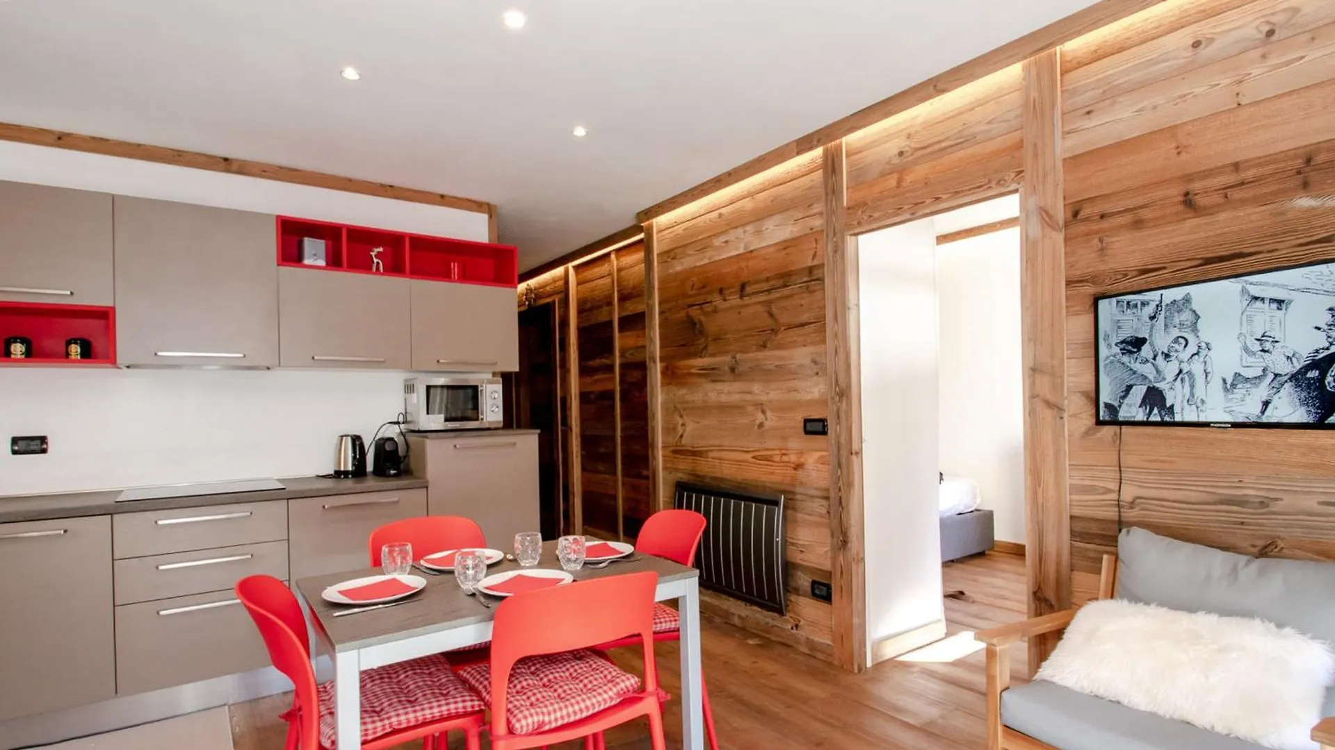 Apartment Chaleureux Appart 4 Pers Avec Terrasse Et Wifi, Chamonix Centre - Fr-1-343-222